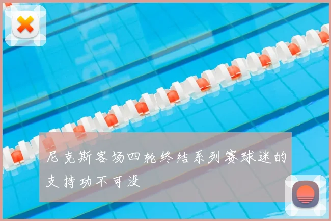 尼克斯客场四轮终结系列赛球迷的支持功不可没