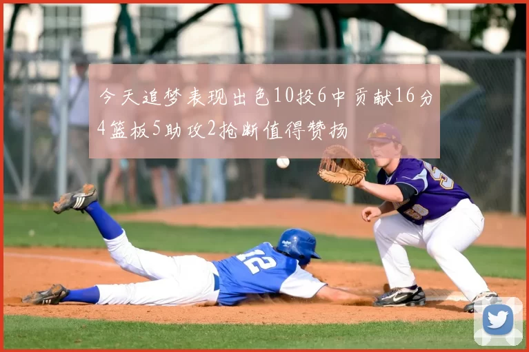 今天追梦表现出色10投6中贡献16分4篮板5助攻2抢断值得赞扬