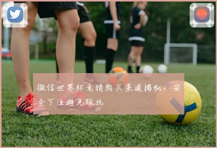 微信世界杯竞猜购买渠道揭秘,安全下注避免踩坑