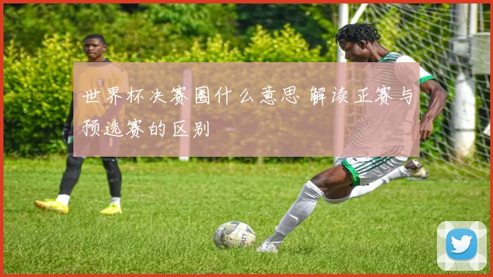 世界杯决赛圈什么意思 解读正赛与预选赛的区别
