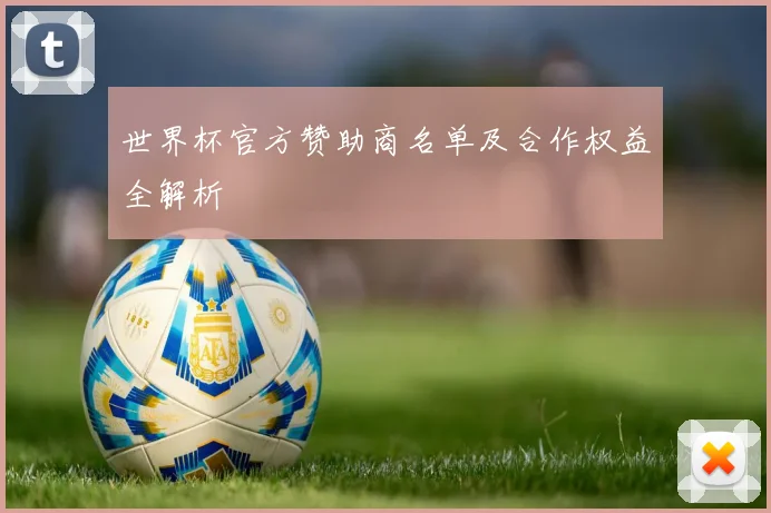 世界杯官方赞助商名单及合作权益全解析