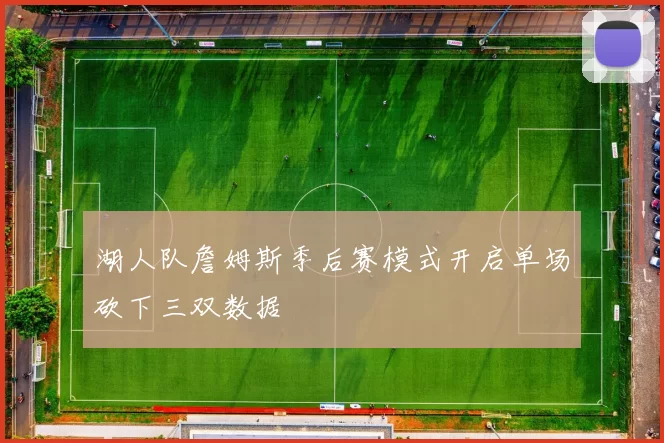 湖人队詹姆斯季后赛模式开启单场砍下三双数据