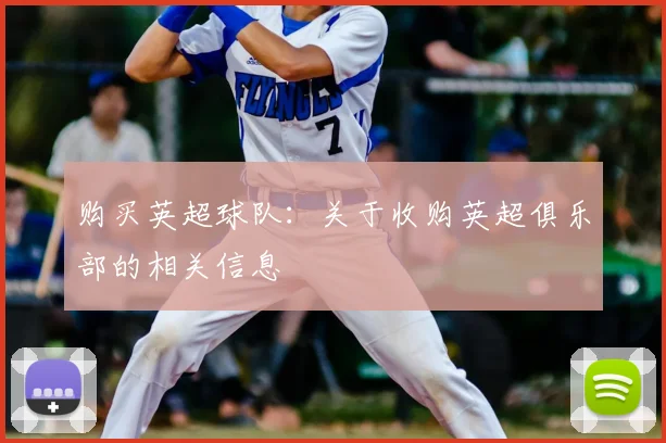 购买英超球队:关于收购英超俱乐部的相关信息