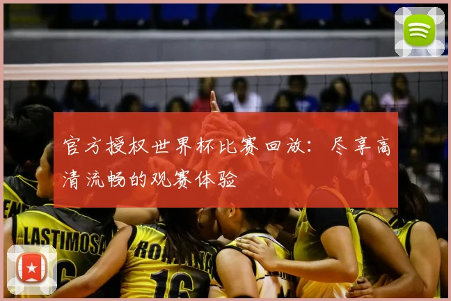 官方授权世界杯比赛回放:尽享高清流畅的观赛体验