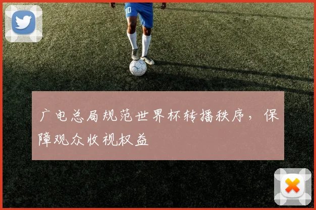 广电总局规范世界杯转播秩序,保障观众收视权益